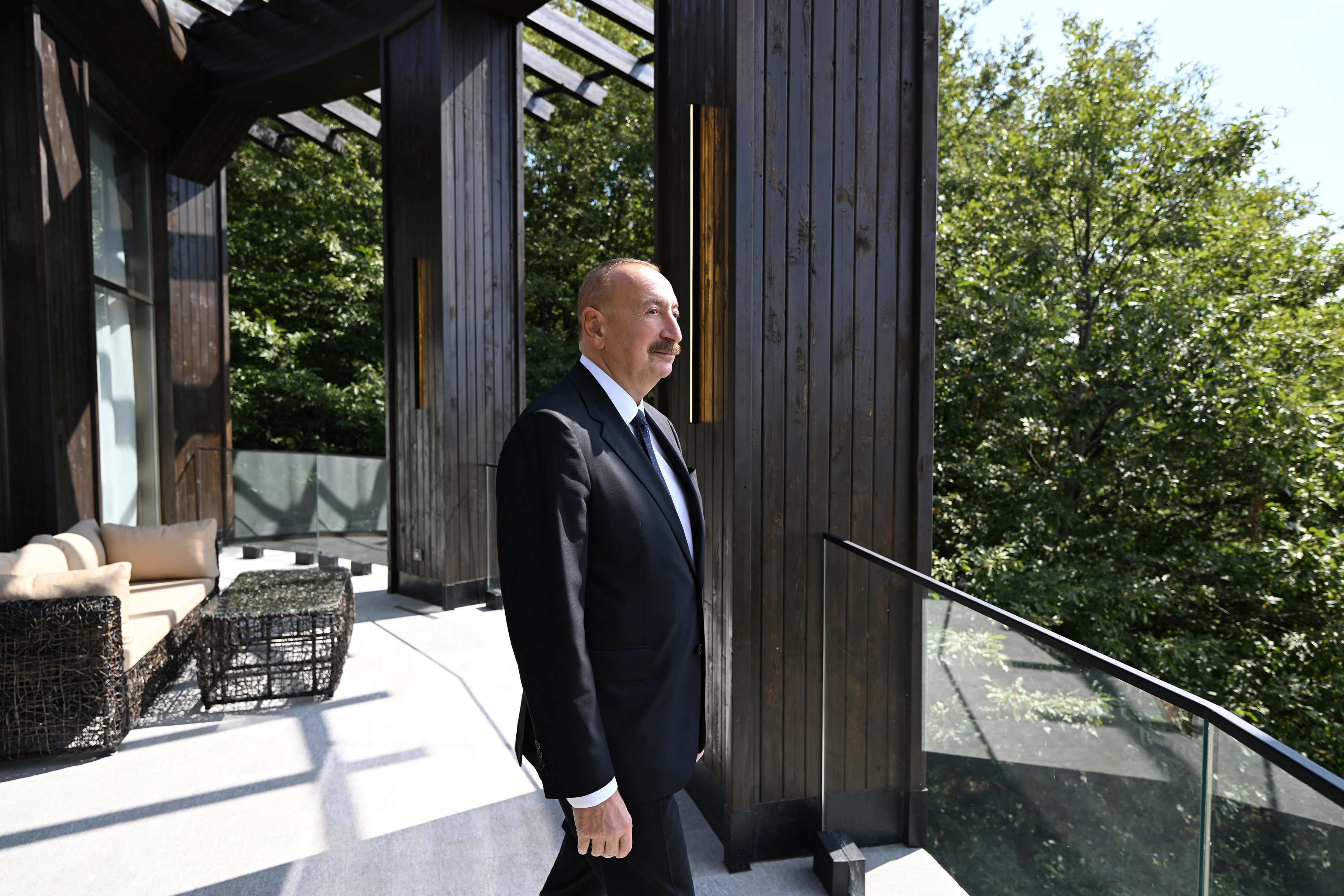 Prezident və xanımı “Meysari Grand Hotel & SPA” kompleksinin açılışında - FOTOLAR - YENİLƏNİB