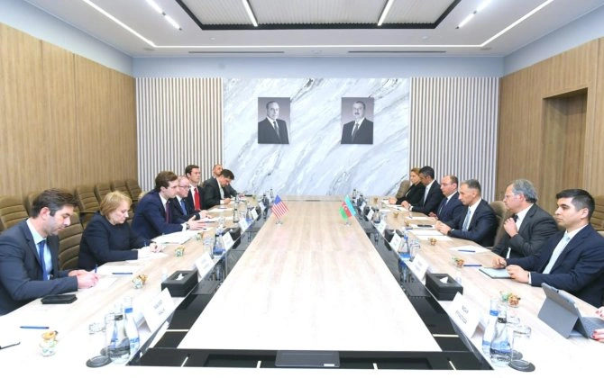 Rəşad Nəbiyev ABŞ nümayəndə heyəti ilə görüşüb