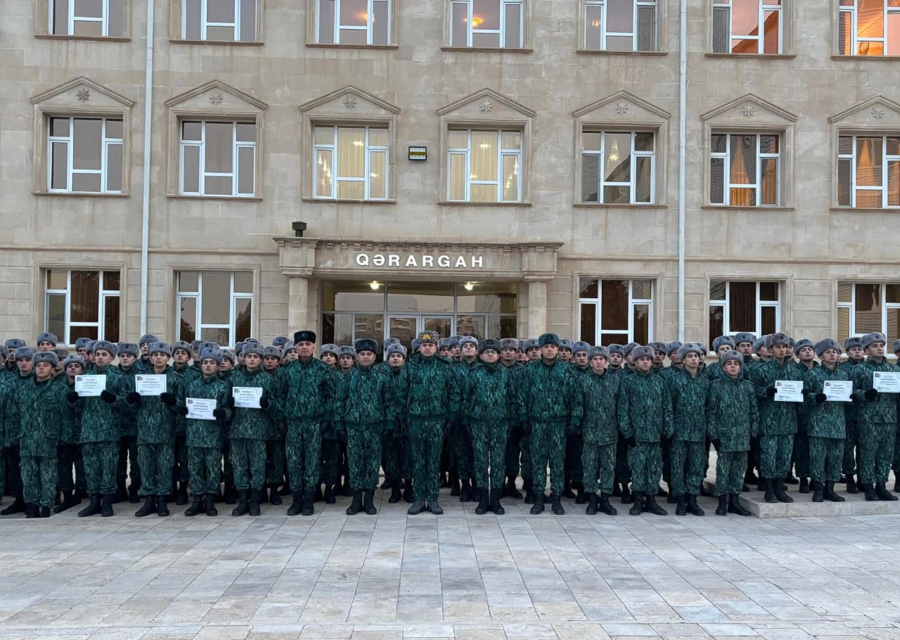 DSX hərbi hissələrində müddətli hərbi xidmətini başa vuranlar ehtiyata buraxıldı - FOTO