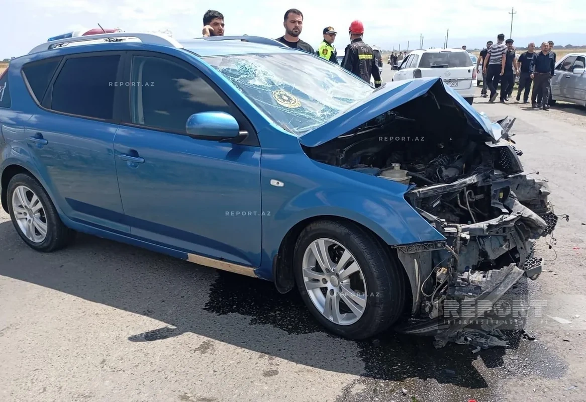 Cəlilabadda AĞIR QƏZA: Dörd nəfər yaralanıb - FOTO