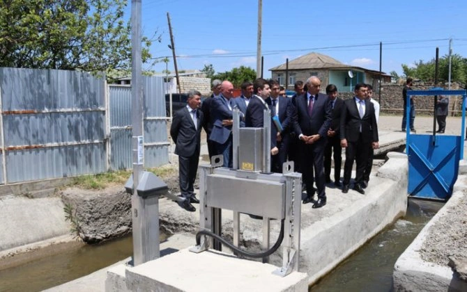 Azərbaycanda ilk qabaqcıl su idarəetmə sistemi istifadəyə verildi - FOTO