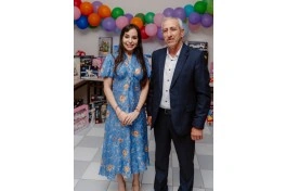 Leyla Əliyeva və Arzu Əliyeva 11 nömrəli inteqrasiya təlimli internat tipli ümumtəhsil məktəbində olublar - FOTO