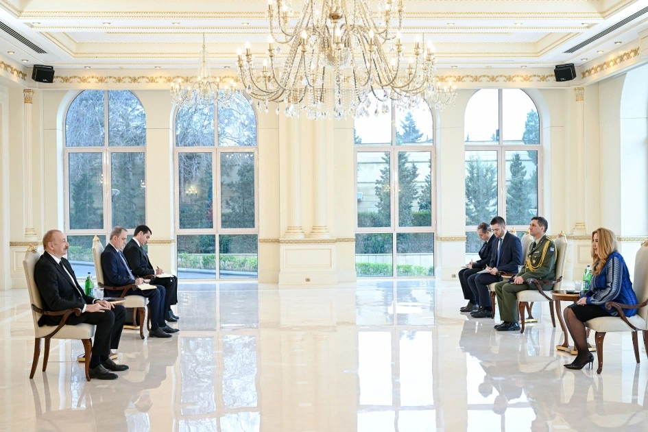 Prezident yeni səfirlərin etimadnamələrini qəbul etdi - FOTOLAR