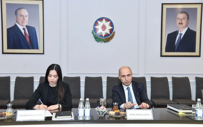 Emin Əmrullayev Türkiyənin və Macarıstanın Azərbaycandakı səfiri ilə görüşüb - FOTO