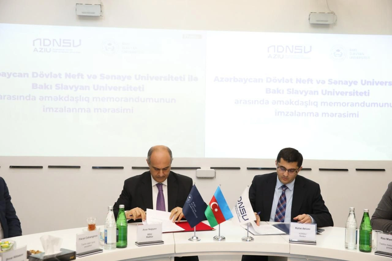 BSU ilə ADNSU birgə layihələrə başlayır - FOTOLAR