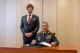 Azərbaycan ilə Slovakiya arasında hərbi əməkdaşlıq müzakirə edilib - FOTO