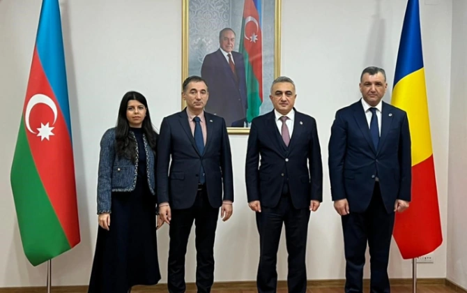 Vəkillər Kollegiyasının nümayəndə heyəti Azərbaycanın Rumıniyadakı səfirliyini ziyarət etdi - FOTO