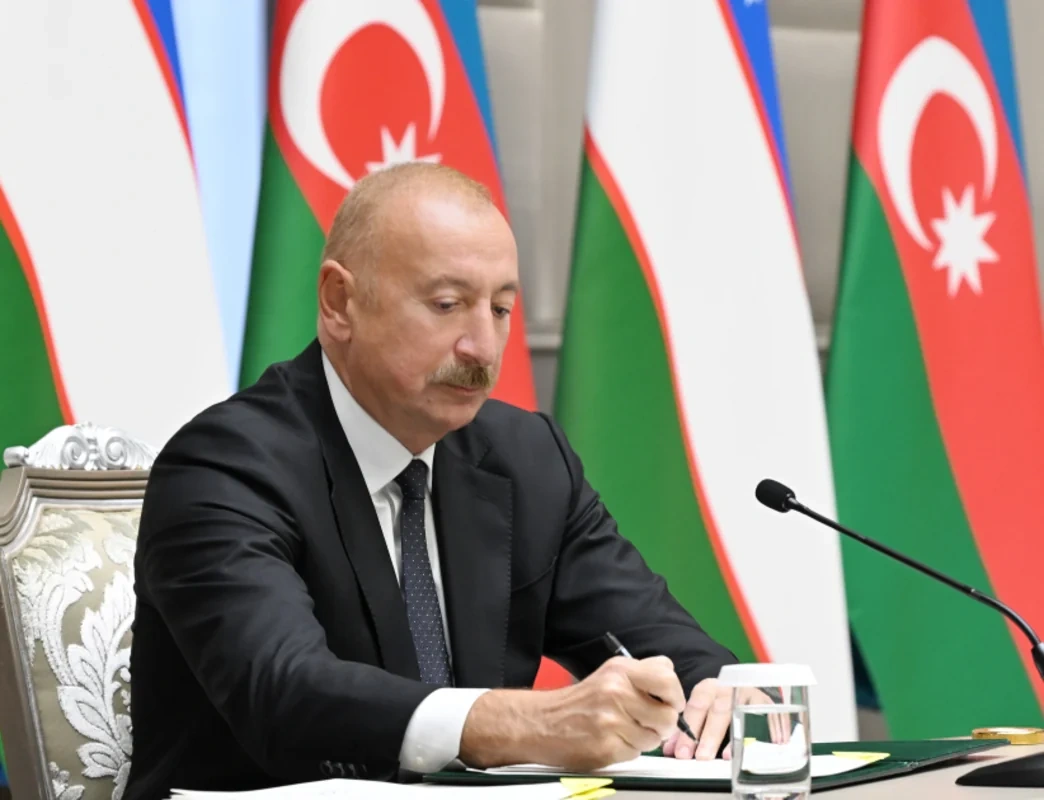 Daşkənddə Azərbaycan-Özbəkistan sənədlərinin imzalanması və mübadiləsi mərasimi olub - FOTO