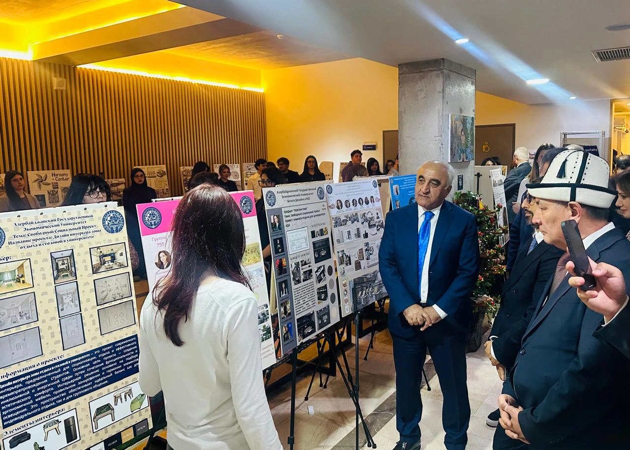 UNEC Dizayn Məktəbində Layihə Əsaslı Öyrənmənin II hesabat-sərgisi keçirilib - FOTO
