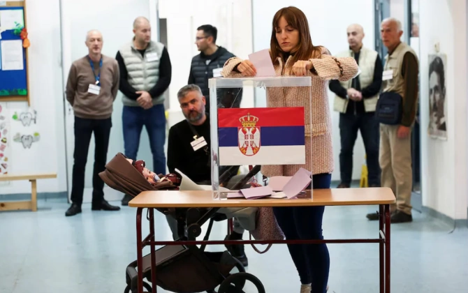 Serbiyada növbədənkənar parlament seçkiləri keçirilir