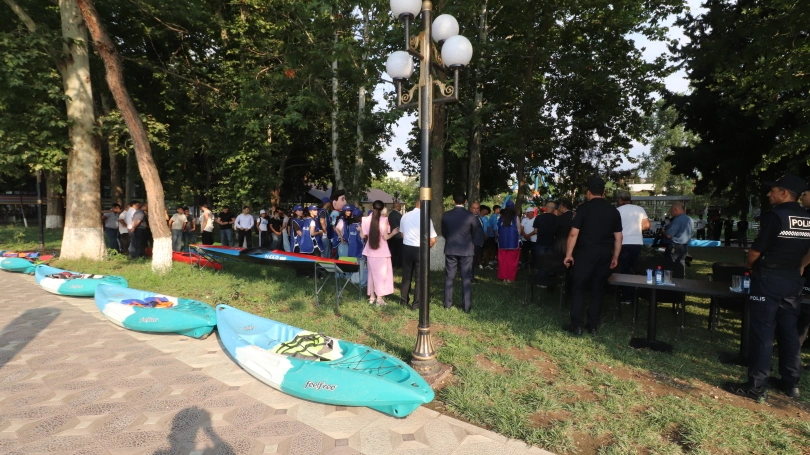 Qazaxda ilk dəfə avarçəkmə tədbiri keçirildi