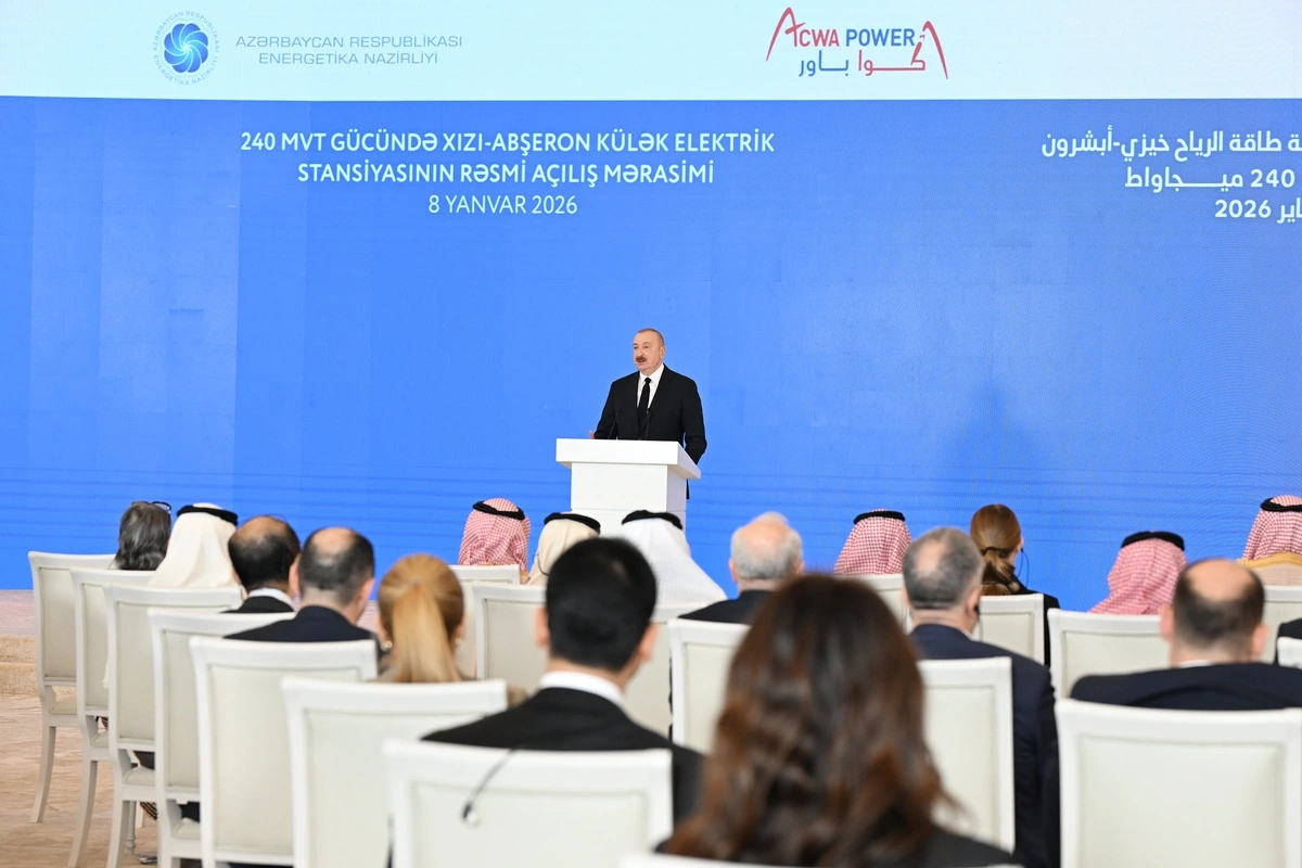 İlham Əliyev "Xızı-Abşeron" Külək Elektrik Stansiyasının açılış mərasimində çıxış etdi - YENİLƏNİB + FOTO