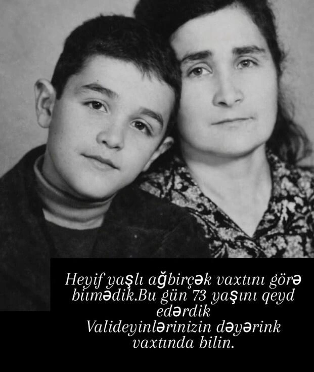 "Heyif, ağbirçək vaxtını görə bilmədik" - FOTO