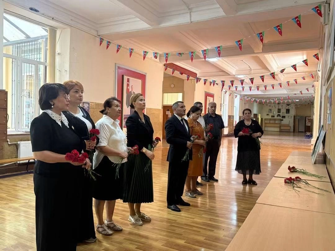 Şəhid Elçin Kərimbəylinin xatirəsi yad edilib - FOTOLAR