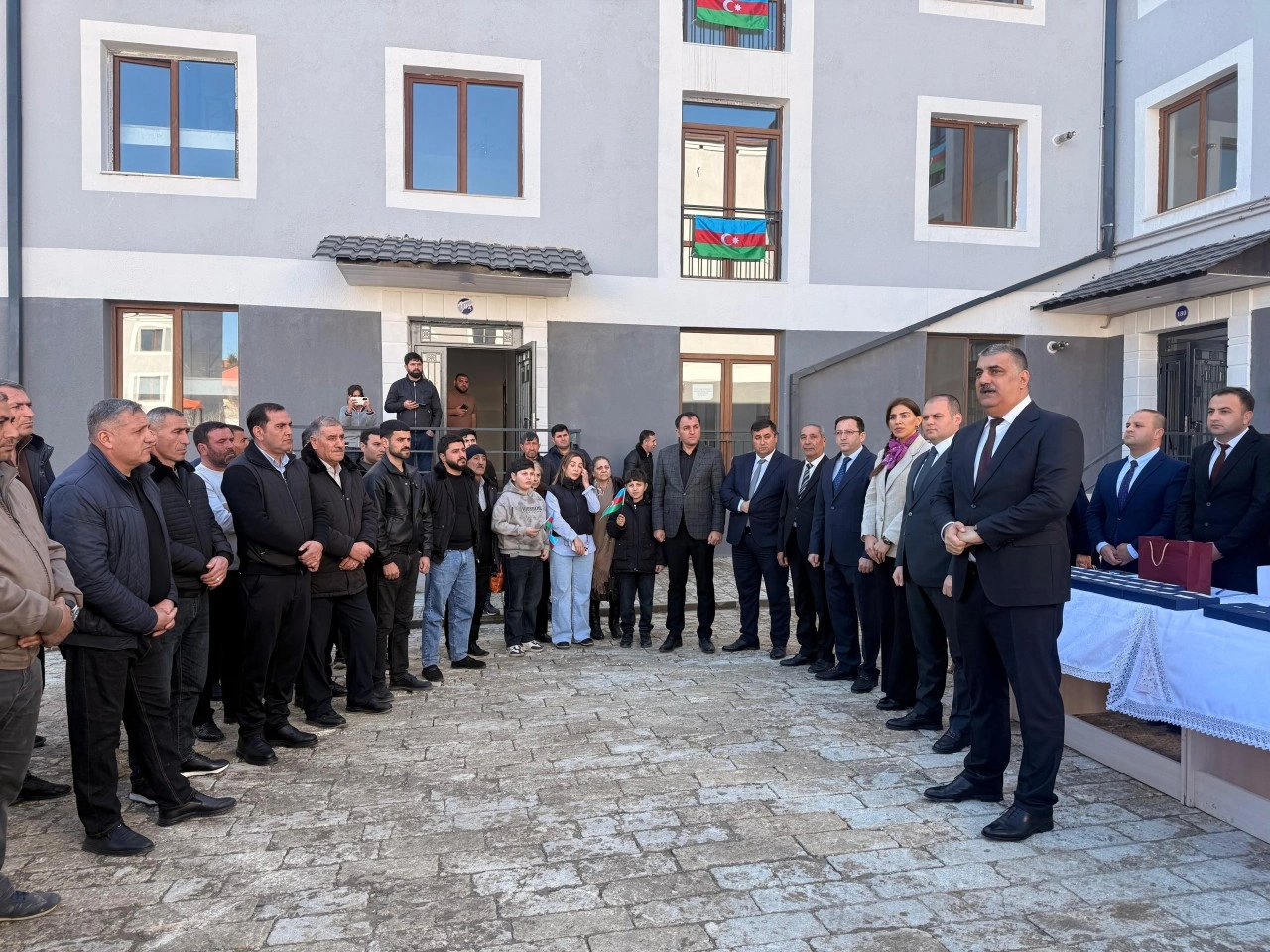 Köç karvanı Xocavənd şəhərinə çatdı, açarlar təqdim olundu - FOTOLAR