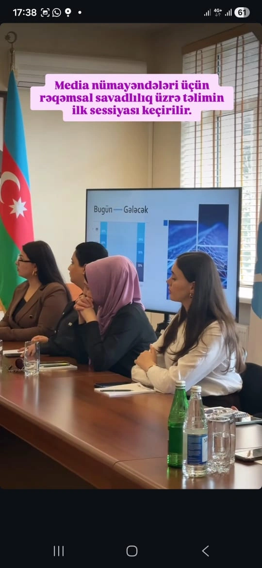 AzTV-də “Mediada rəqəmsal savadlılıq” təlimlərinə start verilib - FOTO