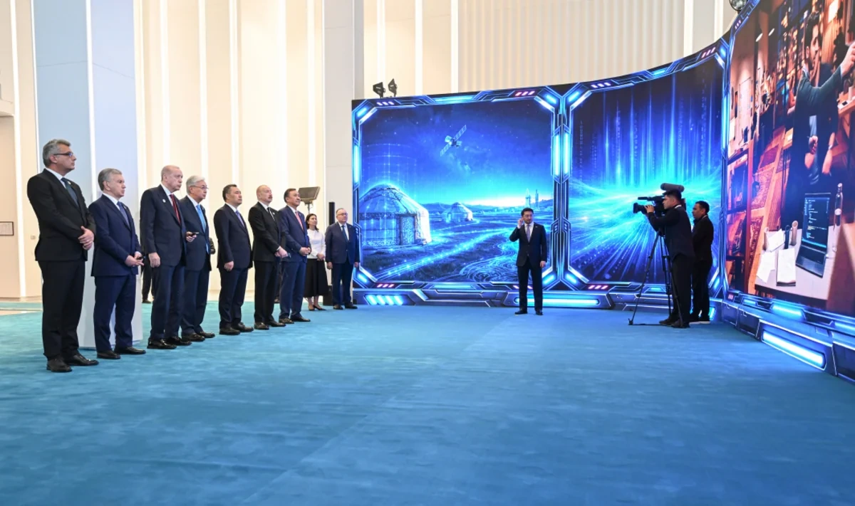 İlham Əliyev Türk Sivilizasiyası Mərkəzinin təməlqoyma mərasimində iştirak etdi - FOTO