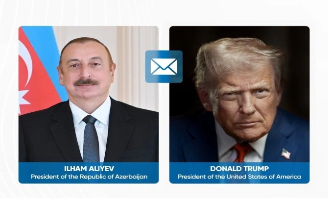 İlham Əliyev Donald Trampa təbrik məktubu ünvanlayıb