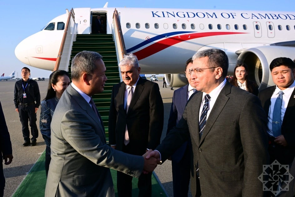 Kambocanın Baş naziri Azərbaycana rəsmi GƏLDİ - FOTO