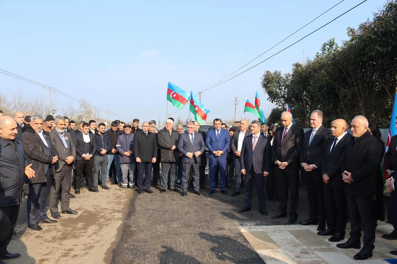 Daha bir kənd içməli su ilə təmin olunub - FOTO