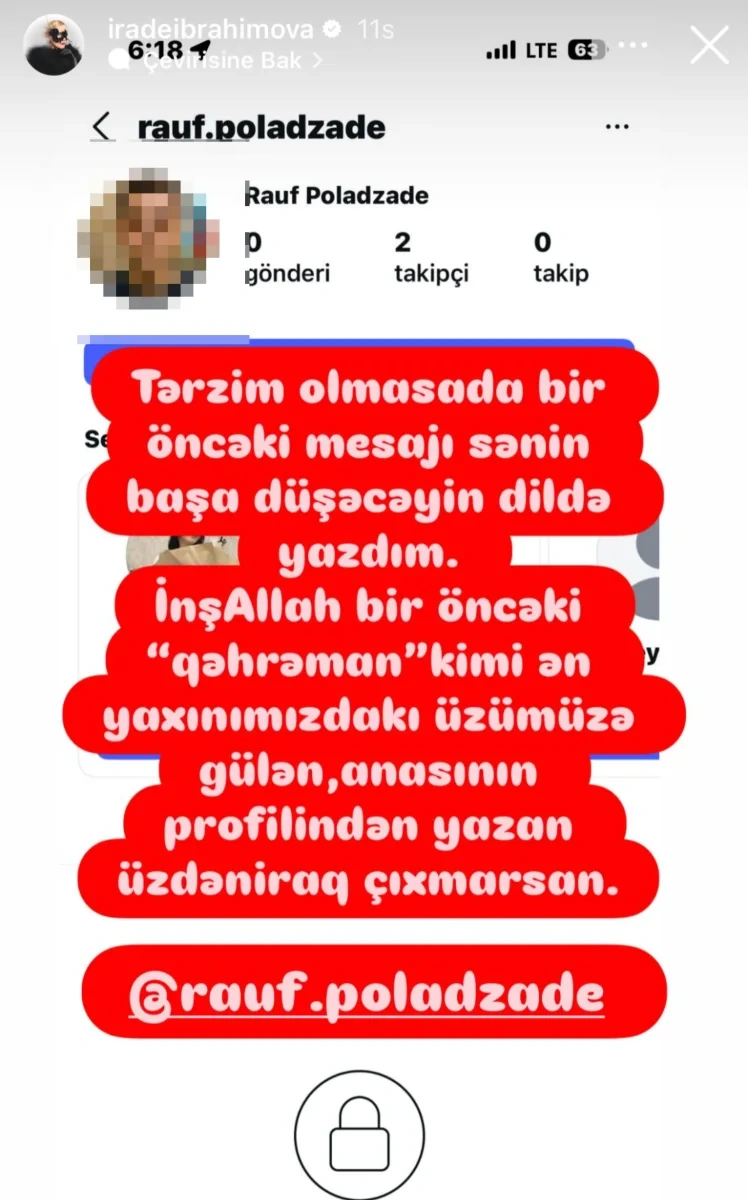 “Sənin kimi şərəfsizlərlə bağlı tədbir görəcəyəm” - FOTO