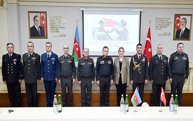 Azərbaycan və Türkiyə hərbçiləri kütləvi qırğın silahlarından mühafizə üzrə görüş keçiriblər - FOTO