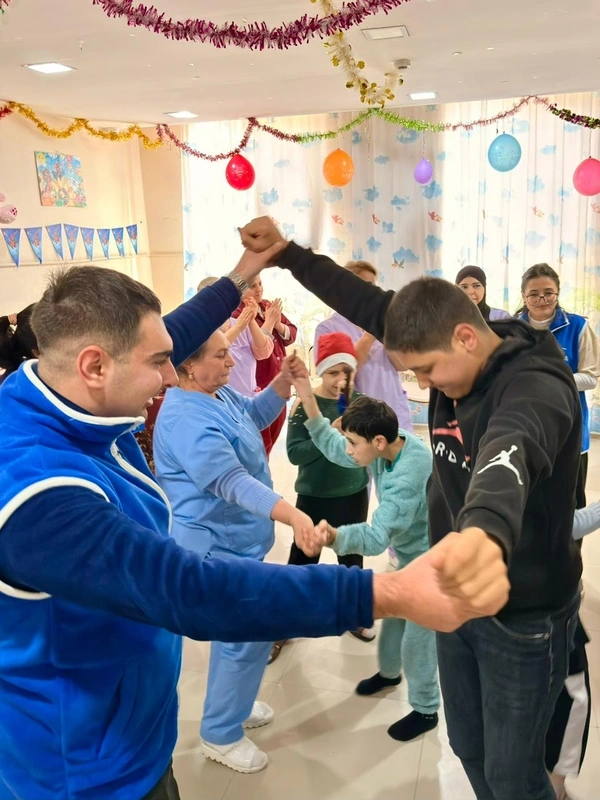 Leyla Əliyevanın təşəbbüsü ilə Mingəçevir Uşaq Nevroloji Sanatoriyasında Yeni il tədbiri keçirilib - FOTO