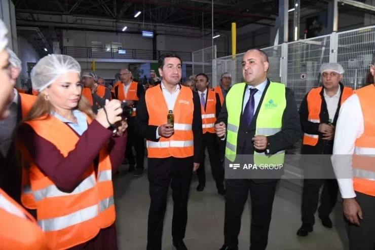 Xarici diplomatlar “İstisu” mineral su zavodunda - FOTO