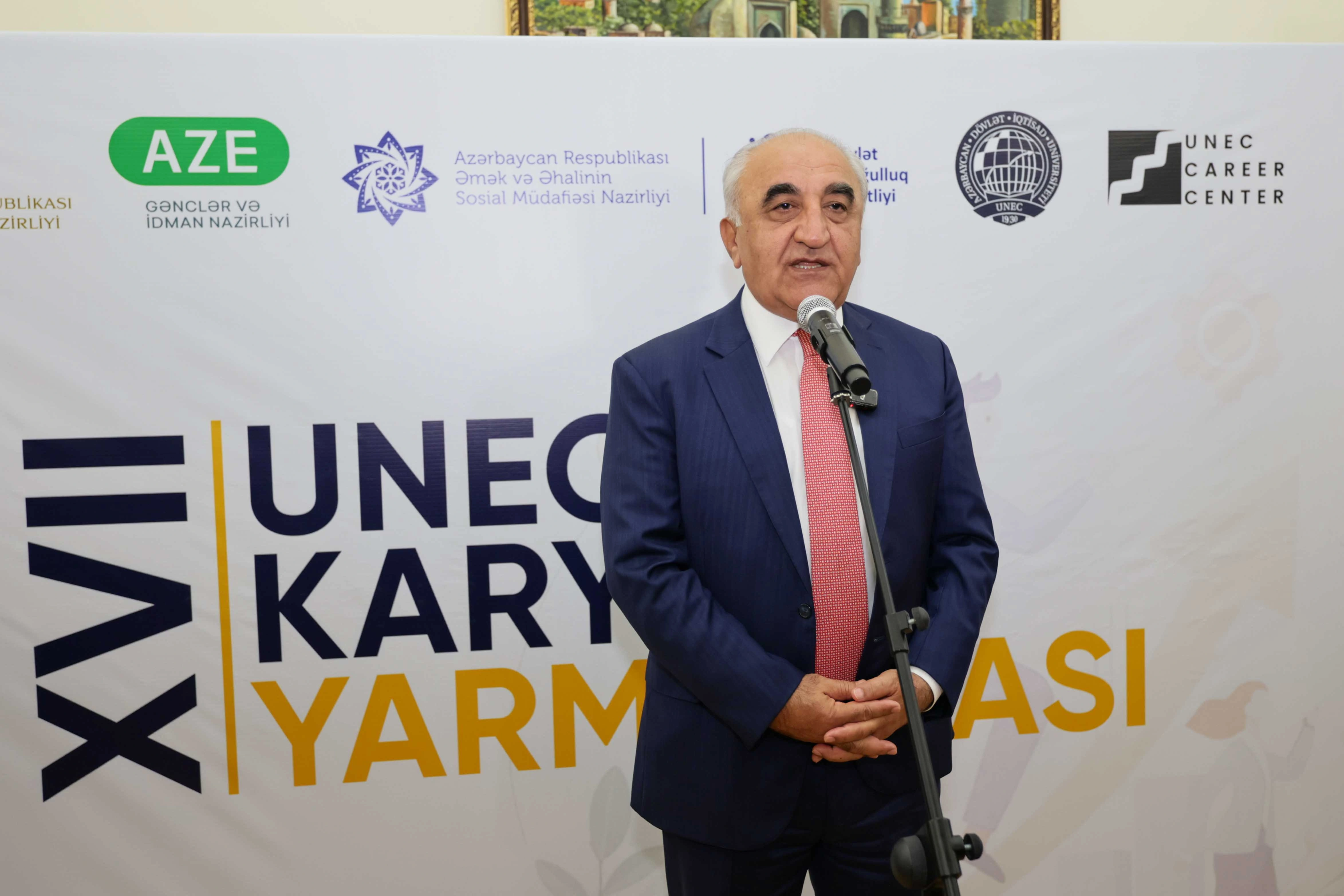 XVII UNEC Karyera və əmək yarmarkası keçirilib - FOTO