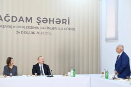 Prezident İlham Əliyev Ağdamda 2-ci yaşayış kompleksinin açılışında iştirak edib - YENİLƏNİB - FOTO