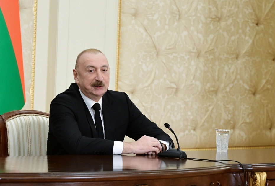 İlham Əliyev və Avropa İttifaqı Şurasının Prezidenti mətbuata bəyanatlarla çıxış ediblər - FOTO - YENİLƏNİB
