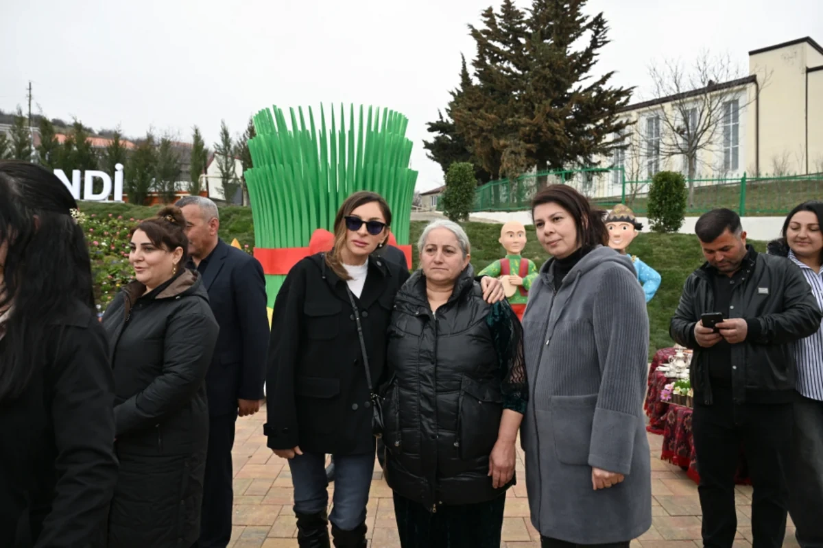 İlham Əliyev və xanımı Xocavənddədir - FOTOLAR