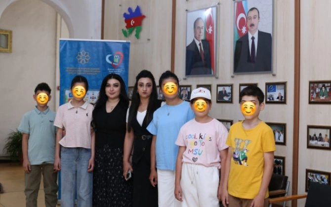 Valideyn himayəsindən məhrum qalmış uşaqlarla iş” layihəsinin ilk təlimi - FOTO
