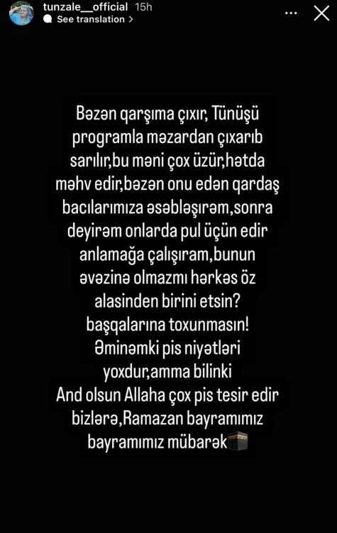 Həyat yoldaşı "Toppuş bacı" ilə bağlı bu paylaşımlara əsəbiləşdi - FOTO
