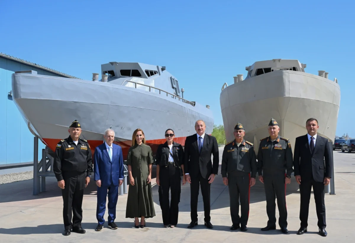 İlham Əliyev Hərbi Dəniz Qüvvələrində oldu - FOTOLAR