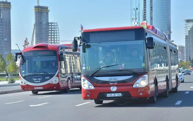 Bu marşrut avtobusunun hərəkət sxemi müvəqqəti dəyişdirildi