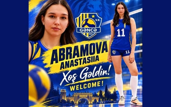 "Gəncə" rusiyalı voleybolçu Anastasiya Abramovanı heyətinə qatıb