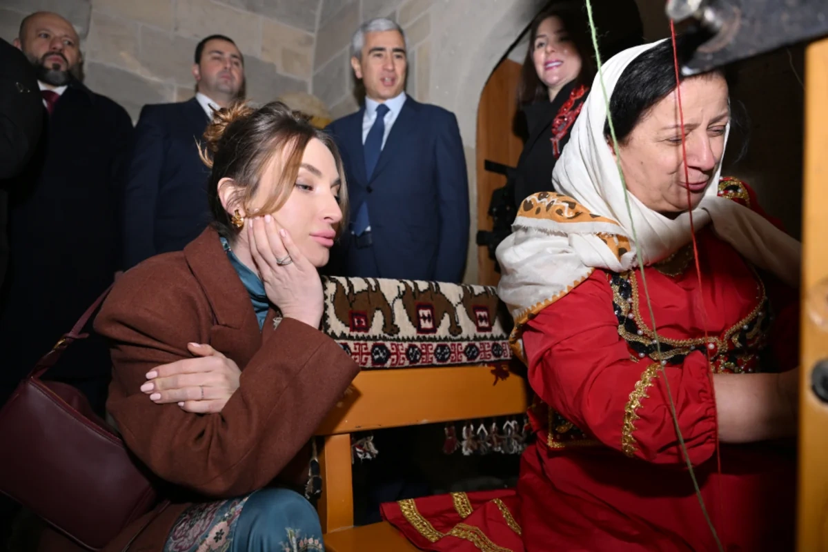 Buxara karvansarasının əsaslı bərpa və konservasiya işlərindən sonra açılışı olub - FOTO