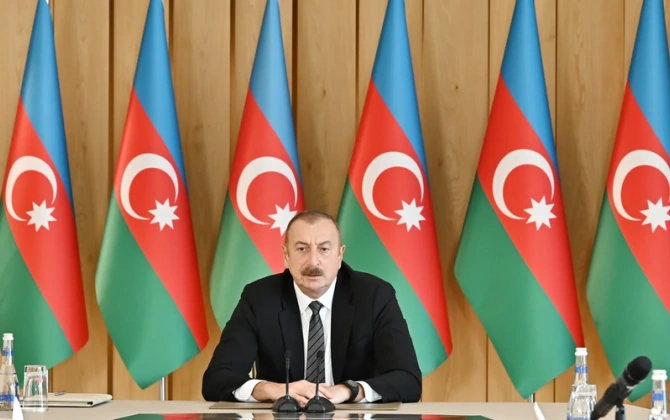 Prezident: "Azərbaycan beynəlxalq sülh və təhlükəsizliyin təmin olunmasını prioritet hesab edir"