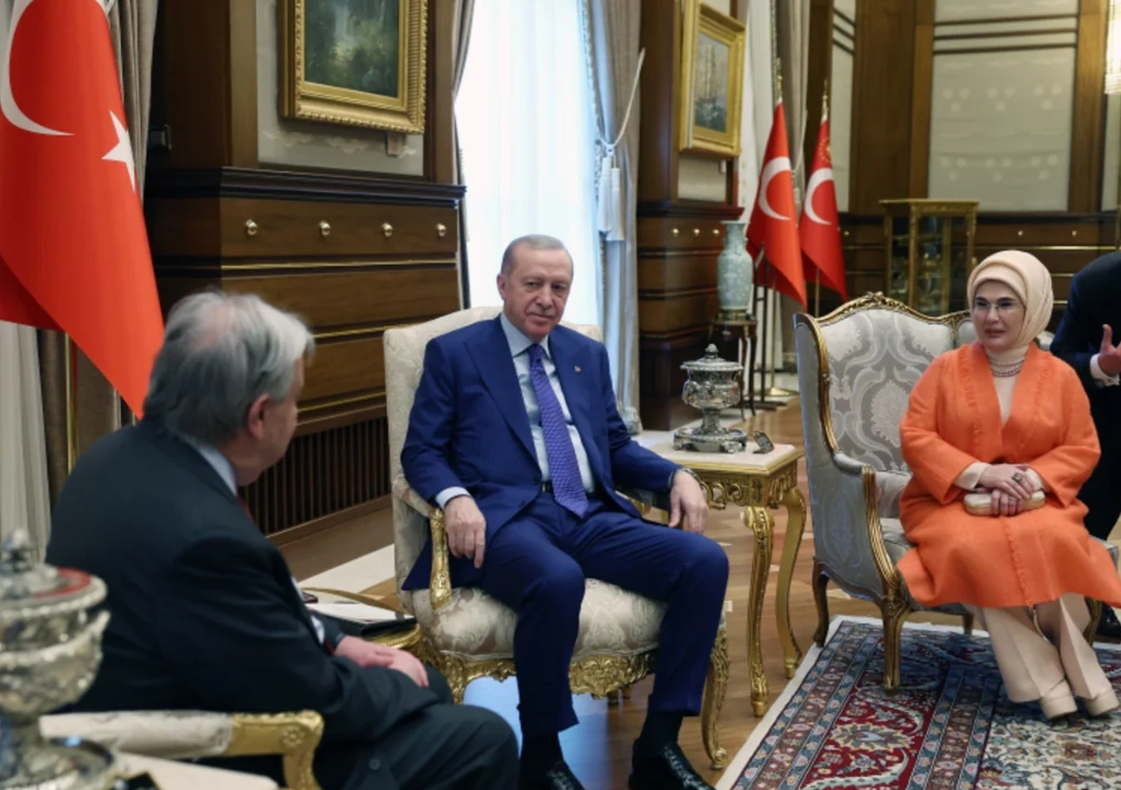 Antonio Quterreş Türkiyədə səfərdədir - FOTO