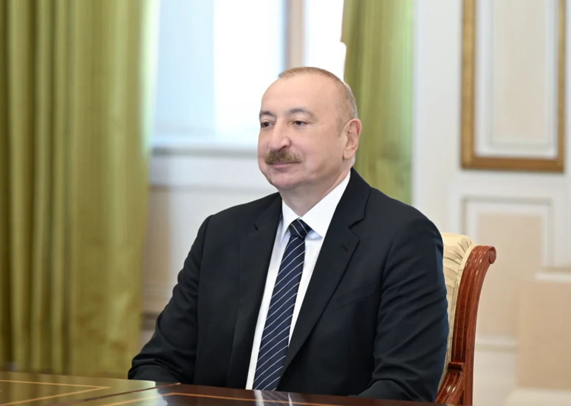 İlham Əliyev Qazaxıstanın xarici işlər və nəqliyyat nazirlərini qəbul etdi - FOTO