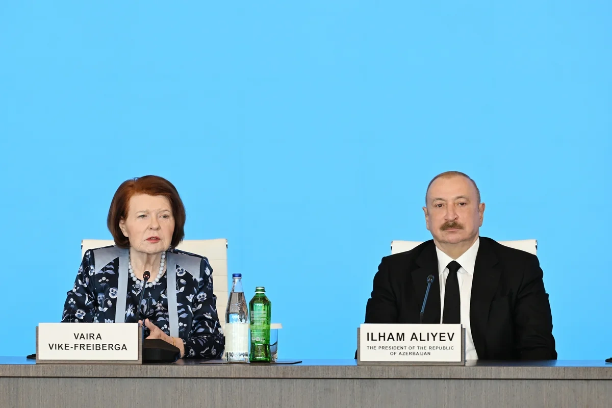 İlham Əliyev XIII Qlobal Bakı Forumunun açılış mərasimində çıxış edib - YENİLƏNİB + FOTO