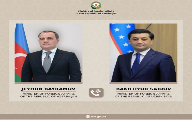 Azərbaycan və Özbəkistan XİN rəhbərləri regional məsələləri müzakirə edib