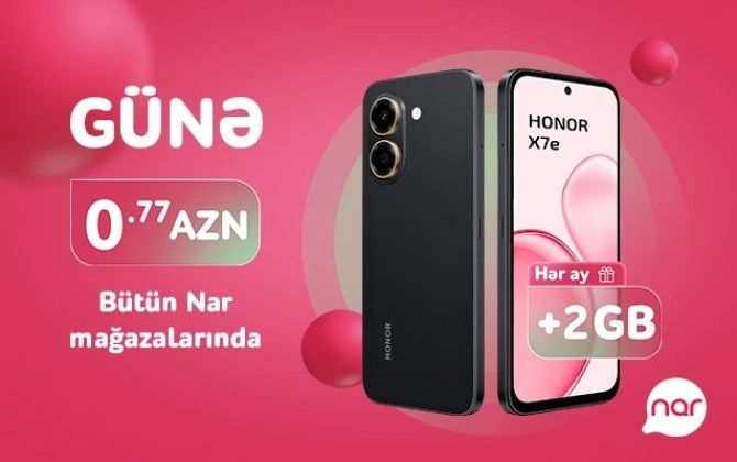 Günə 77 qəpiyə “Nar”dan smartfon!