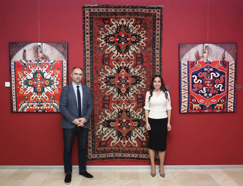 Leyla Əliyeva Azərbaycan Milli Xalça Muzeyini ziyarət edib - FOTO