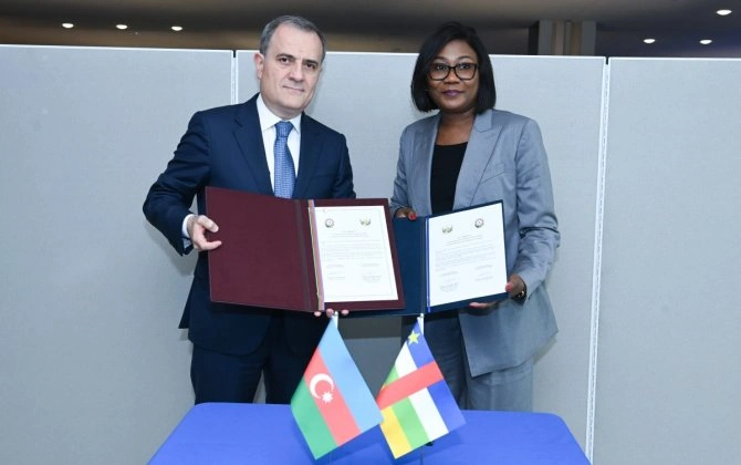 Azərbaycan və Mərkəzi Afrika Respublikası arasında diplomatik münasibətlər qurulub - FOTO