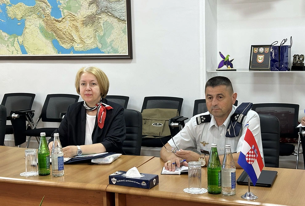 Azərbaycan ilə Xorvatiya arasında hərbi təhsil sahəsində əməkdaşlıq müzakirə olundu - FOTO
