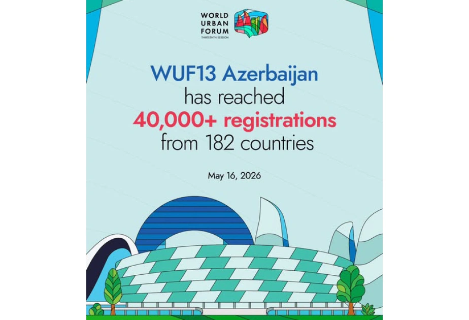 WUF13-də iştirak üçün 40 mindən şəxs qeydiyyatdan keçib - FOTO