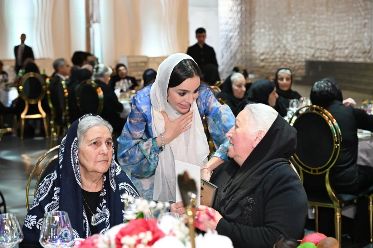 Şəhid analarının iştirakı ilə iftar süfrəsi təşkil olunub - FOTO