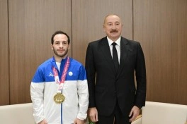 İlham Əliyev cüdo üzrə dünya çempionatının açılış mərasimini izləyib - YENİLƏNİB - FOTO